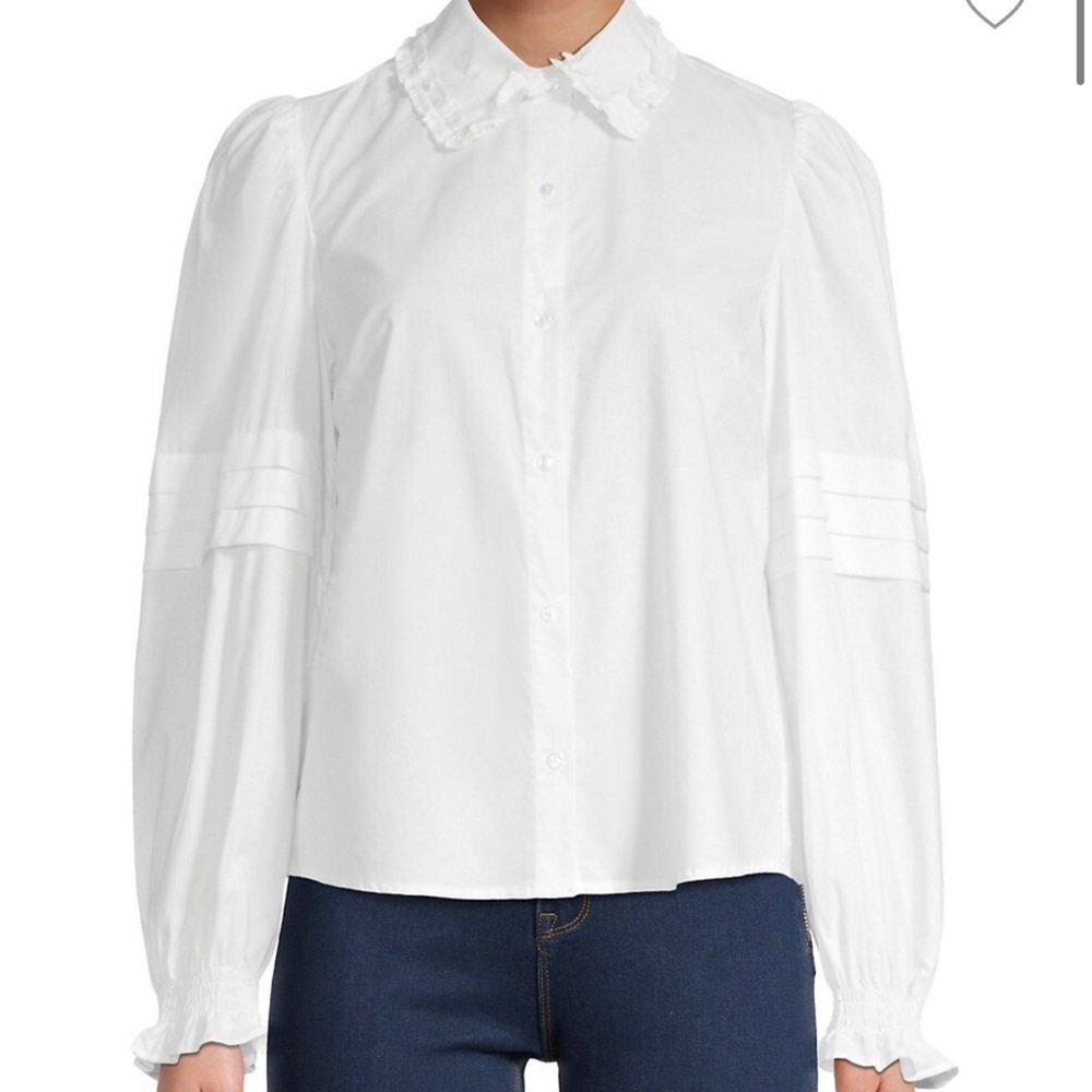 NWT Walter Baker frill detailed Juniper Blouse